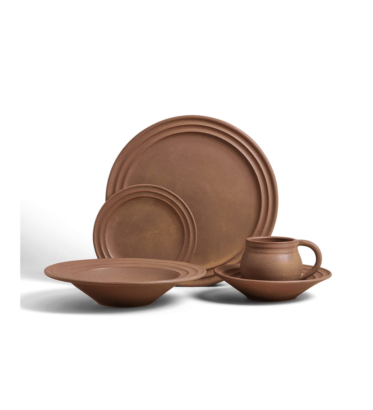 5-Piece Ripple Dinnerware Set