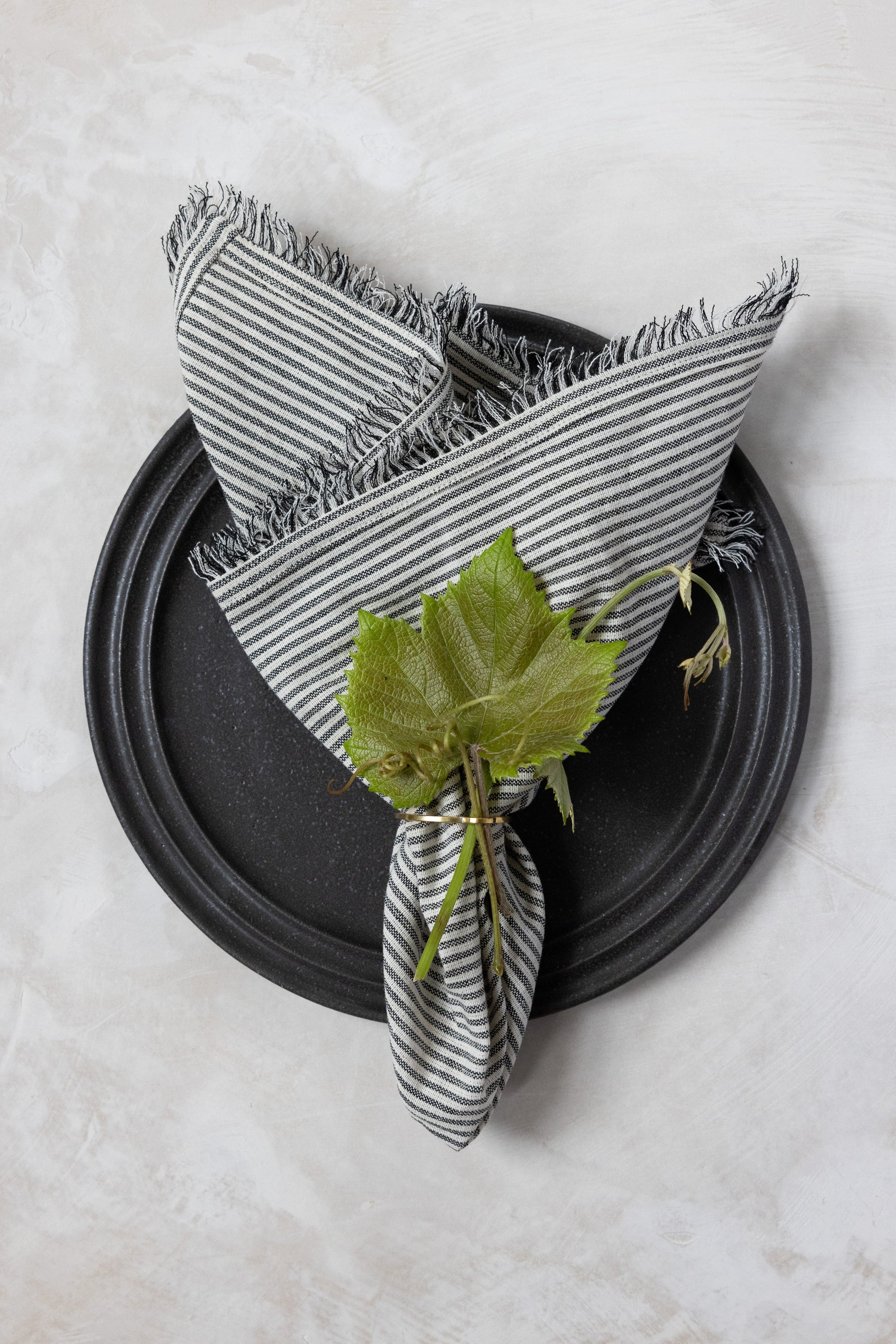 Ember Fringed Table Napkins - Set of 2