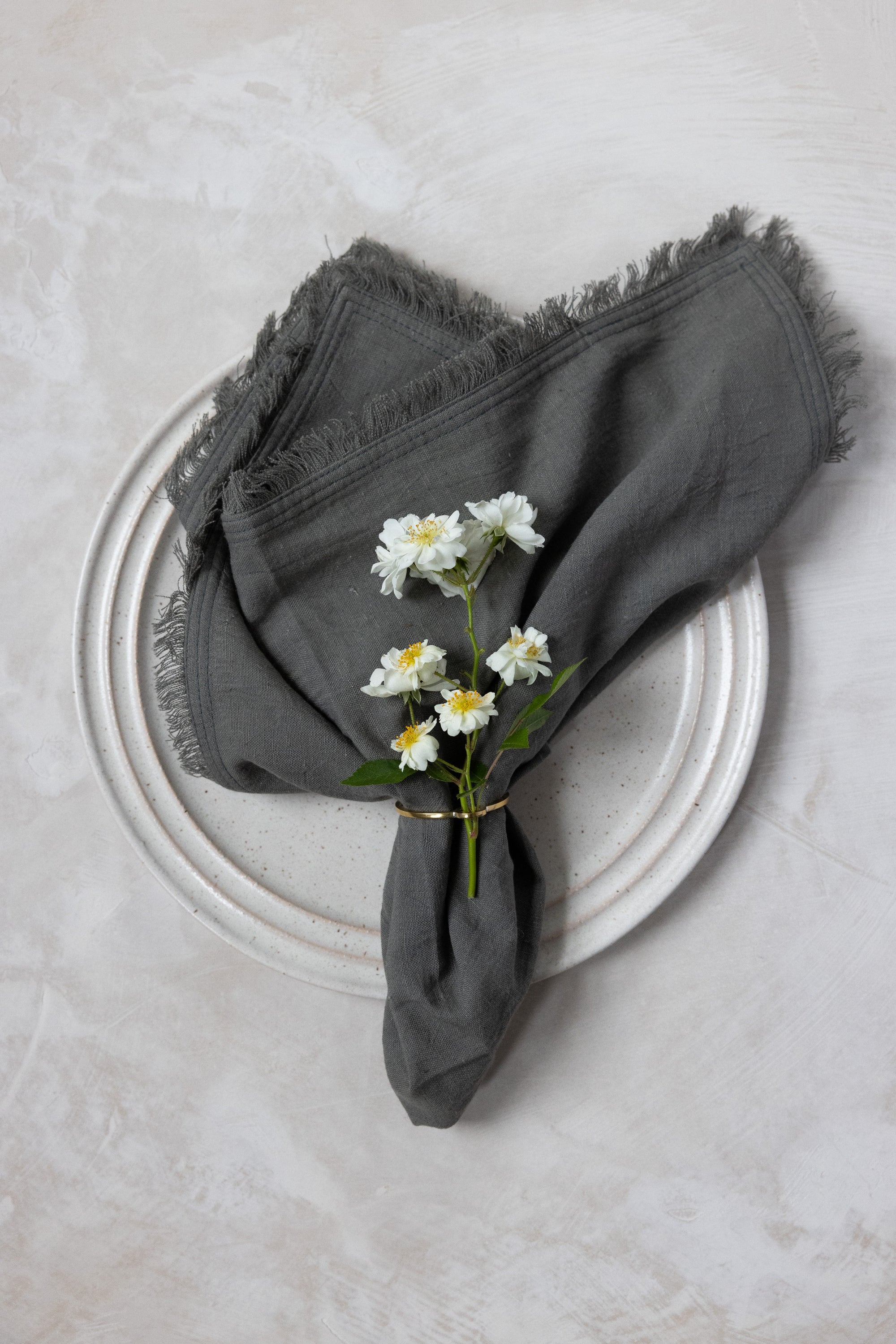 Ember Fringed Table Napkins - Set of 2