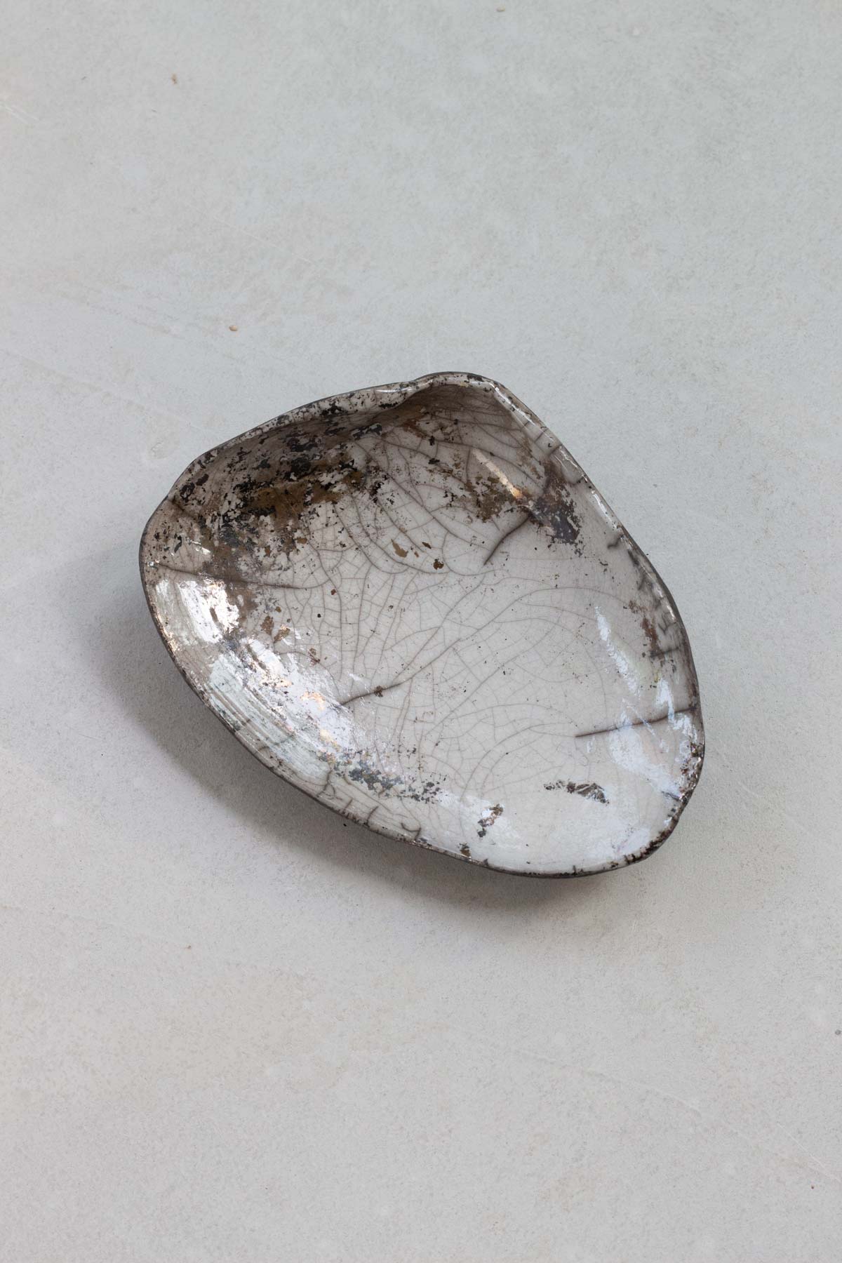 Raku Clam Shell