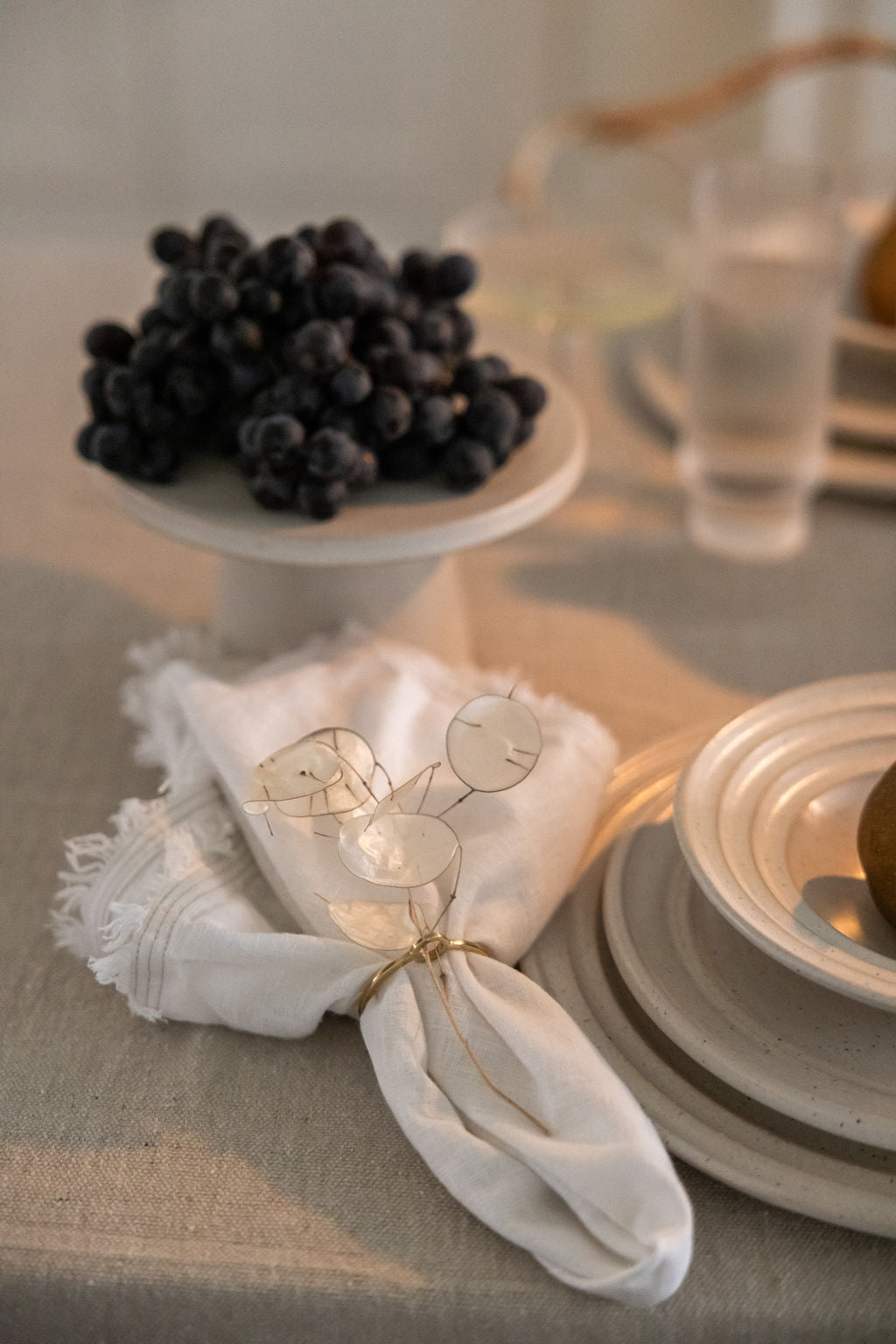 Ember Fringed Table Napkins - Set of 2