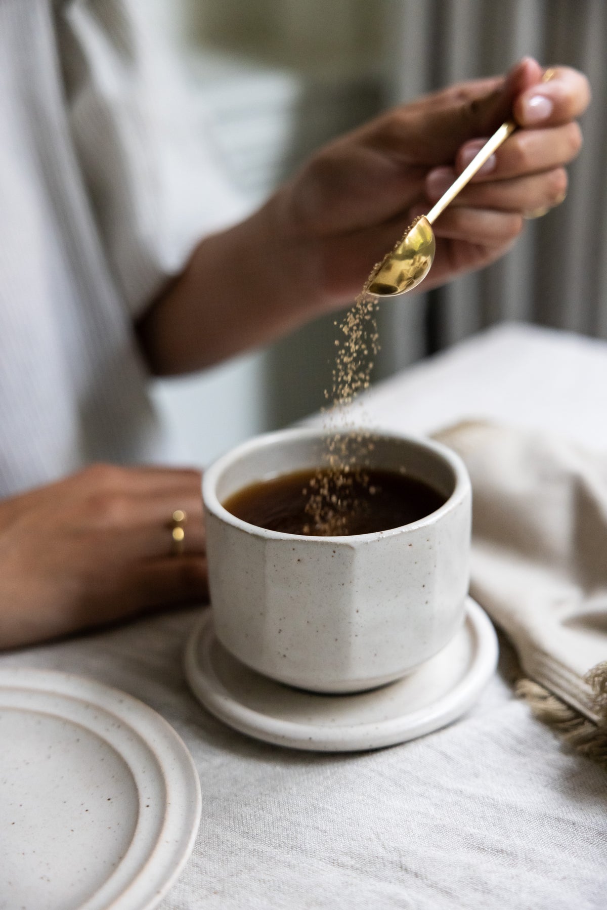 Sugar Spoon - Brass