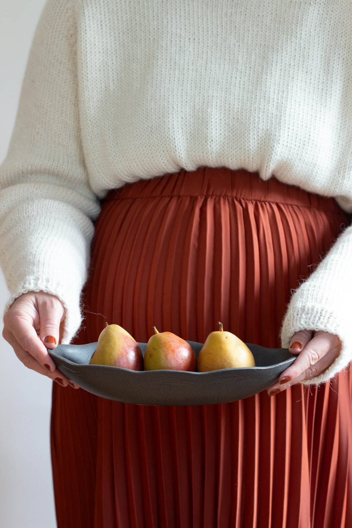 Scalloped Oval Platter