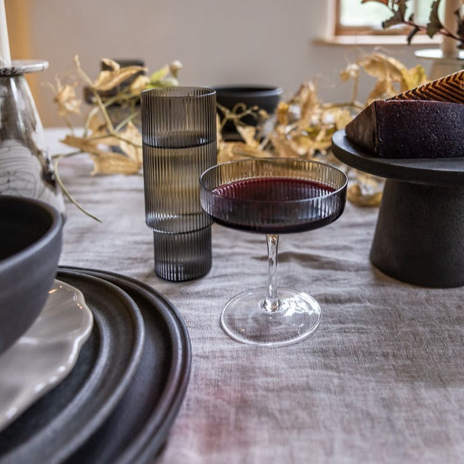 Ripple Champagne Saucers by Ferm Living - Set of 2