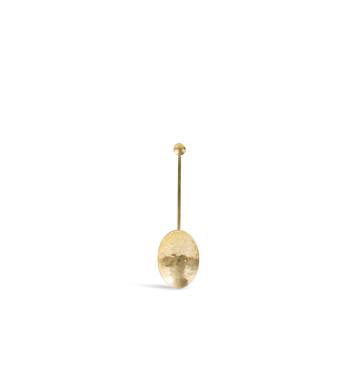 Oval Serving Spoon - Brass